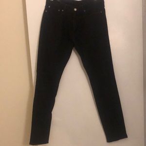 Men Abercrombie Black Felix Super Slim Stretch 32